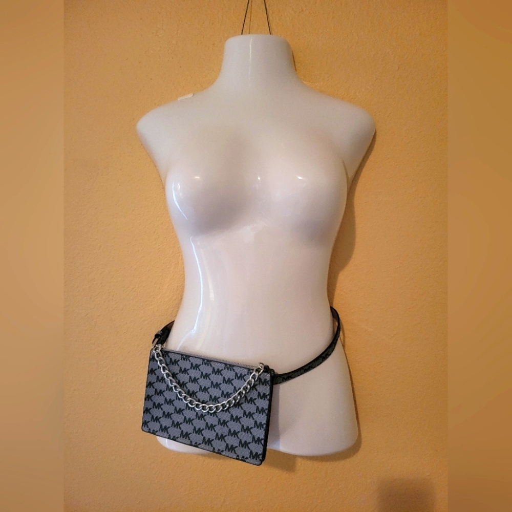 NWOT Michael Kors Blue Belt Bag Fanny Pack